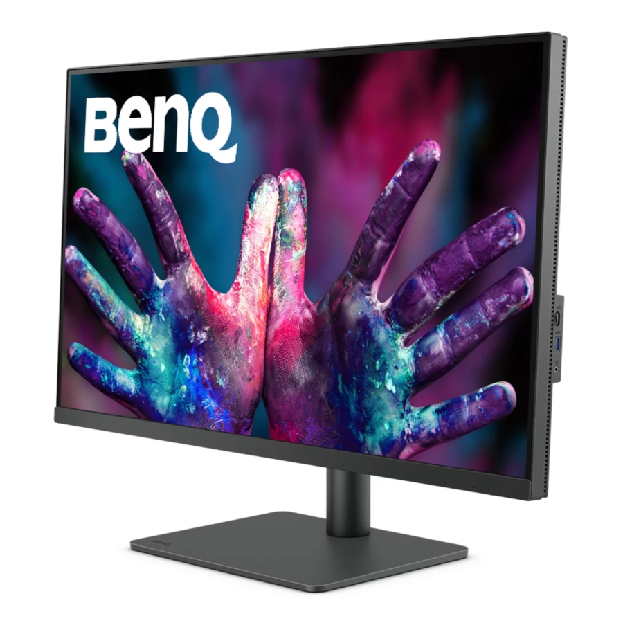 Монитор BenQ PD3205U 32" IPS 4ms 3840x2160 4K DesignVue Designer Mon,100% sRGB,PIP/PBP,CAD/CAM,Disp Pilot,Flicker-free,LBL,1000:1,20M:1 DCR,10 Bit,250cd/m2,USB C(PowerDelivery 90W),HDMI,DP,miniDP,USB Hub PIP/PBP,KVM,Card R/W,2x2.5W,HAdj.,Swivel,Pivot,Tilt,Gray - Image 2