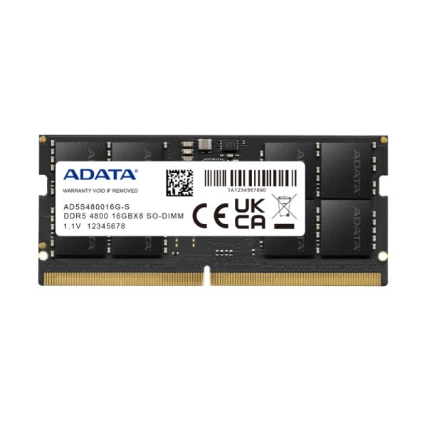 Памет Adata 16GB Notebook Memory - DDR5 SO-DIMM 4800 MHz  1.1V