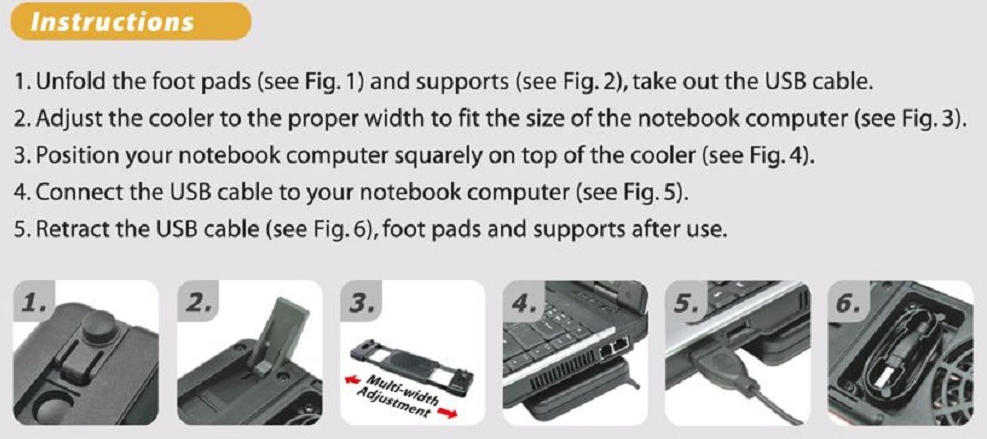 Охлаждаща система Neomounts by NewStar Notebook Cooler (cools 15 degrees celcius) - Image 2