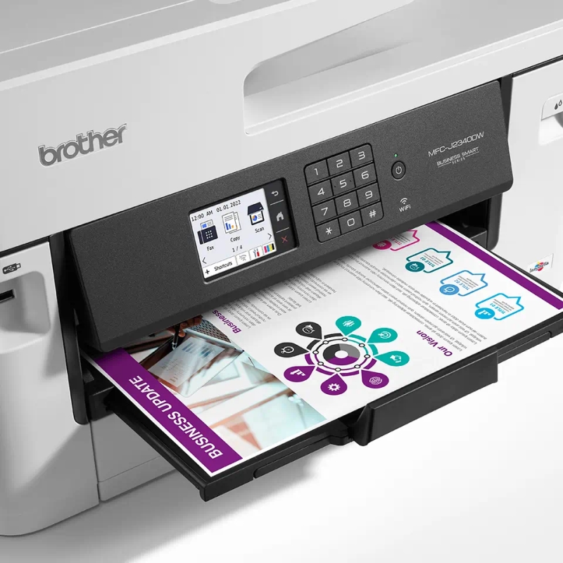 Мастилоструйно многофункционално устройство Brother MFC-J2340DW Inkjet Multifunctional - Image 4