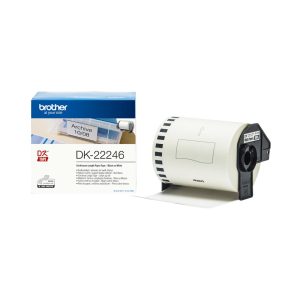Консуматив Brother DK-22246 Continuous Paper Label Roll - Black on White 103mm wide