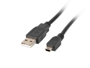 Кабел Lanberg USB MINI-B(M) -> USB-A (M)