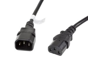 Кабел Lanberg extension power supply cable IEC 320 C13 -> C14 3m VDE black