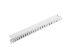Аксесоар Lanberg 19" cable management panel type A 1U grey