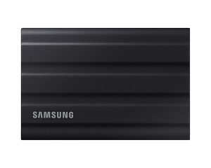 Твърд диск Samsung Portable NVME SSD T7 Shield 2TB  USB 3.2 Gen2 Rugged IP65 Read 1050 MB/s Write 1000 MB/s Black