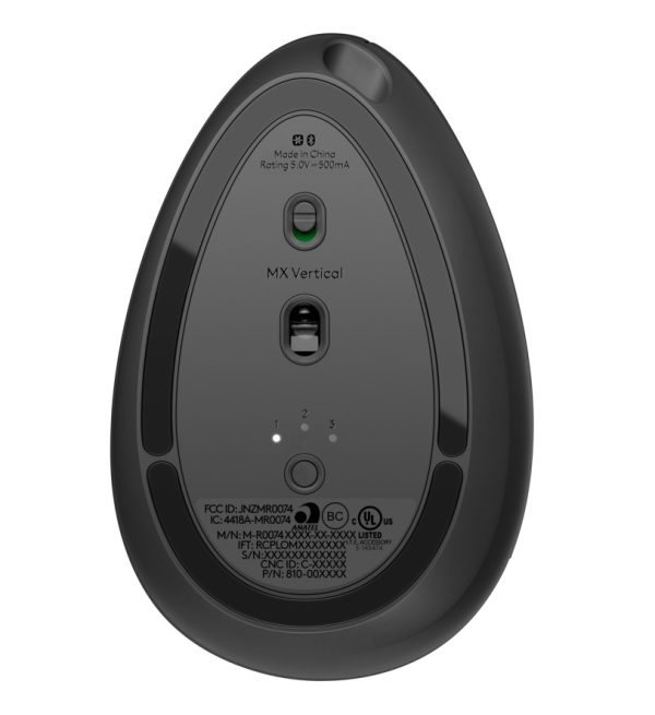 Мишка Logitech MX Vertical Advanced Ergonomic Mouse - Graphite - Image 5