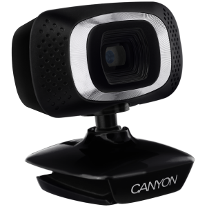 Webcam Canyon C3 HD 720p Black (CNE-CWC3N)
