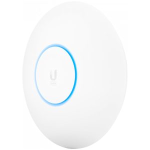 Ubiquiti Powerful ceiling-mounted WiFi 6E access point designed to provide seamless multi-band coverage within high-density client environments