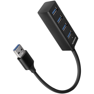 AXAGON HUE-M1AL 4x USB 3.2 Gen 1 MINI hub metal 1.2m USB-A cable