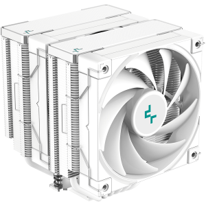 DeepCool AK620 WH CPU Air Cooler 2x120mm PWM FDB Fan TDP 260W 6 Heatpipes White Intel LGA2066/2011-v3/2011/1700/1200/115x AMD AM5/AM4