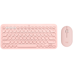 LOGITECH Pebble 2 Bluetooth Keyboard Combo - TONAL ROSE - US INT'L