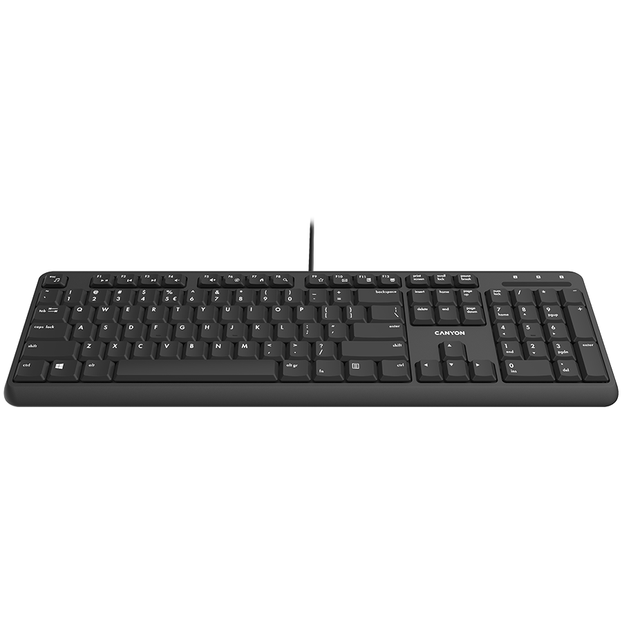 Keyboard Canyon HKB-20 EN/BG Velvet Wired Black (CNS-HKB02-BG) - Image 2