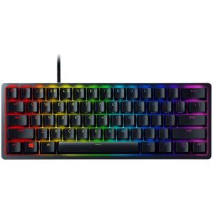 Razer Huntsman Mini (Red Switch) US Layout Black Razer Optical Switch Razer Chroma customizable backlighting w/ 16.8 million colors up to 5 profiles Hybrid onboard storage Detachable Type-C Connectivity 100 million keystroke lifespan
