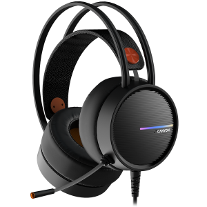 Headset Canyon Interceptor GH-8A Black Orange (CND-SGHS8A)