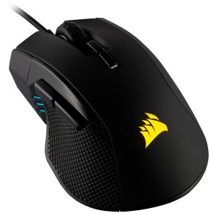 Corsair IRONCLAW RGB FPS/MOBA Gaming Mouse Black Backlit RGB LED 18000 DPI