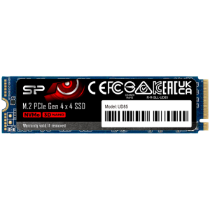 Silicon Power UD85 250GB SSD PCIe Gen 4x4 PCIe Gen 4x4 & NVMe1.4 3DNAND HBM 5 year warranty -Max 3600/2800 MB/s EAN: 4713436150411