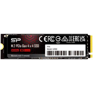 Silicon Power UD90 1TB SSD PCIe Gen 4x4 SSD UD90 - PCIe Gen4x4 & NVMe 1.4 3D NAND SLC Cache + HMB 5 year warranty - Max 4800/4200 MB/s EAN: 4713436147305