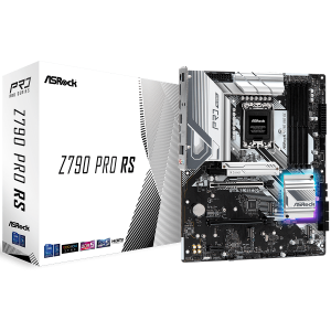 ASROCK MB Desktop Z790 Pro RS (S1700 4x DDR5 1x PCIe 5.0 x16 1x PCIe 4.0 x16 2x PCIe 3.0 x1 4x Hyper M.2 PCIe Gen4x4 8x SATA3 6.0 Gb/s 2x USB-C 6x USB 3.2 6x USB 2.0 1x RJ-45 2.5GB Lan 1x HDMI 1x DP ATX