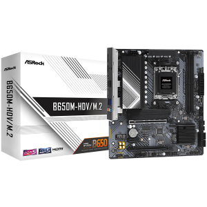 ASROCK MB Desktop B650M-HDV/M2 AM5 2x DDR5 2x PCIe 4.0 x16 1x PCIe 4.0 x1