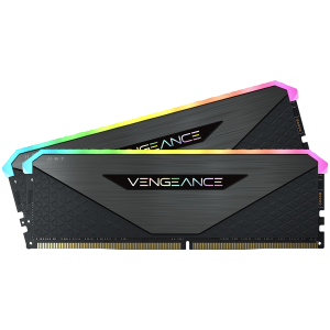 Corsair DDR5 6000MT/s 64GB 2x32GB DIMM Unbuffered 30-36-36-76 Std PMIC AMD EXPO VENGEANCE RGB DDR5 Black Heatspreader RGB LED 1.4V