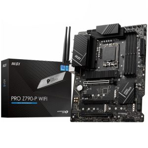MSI PRO Z790-P WIFI Socket 1700 Dual Channel DDR5 7000+MHz 3x PCIe x16 slot 4x M.2 slot 1x HDMI 4x USB 3.2 Gen 1 4x USB 2.0 1x USB 3.2 Gen 2 7.1 HD Audio 2.5Gbps LAN 3Y