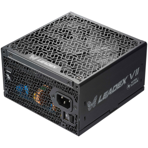 Super Flower Leadex VII XG 1300W ATX 3.0 80 Plus Gold Fully Modular 12VHPWR Cable included Compact 150mm Size 140mm F.D.B PWM Fan 5 year warranty