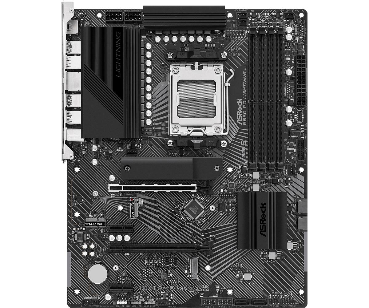 Дънна платка ASROCK B650 PG Lightning, Socket AM5, ATX, 4xDDR5 - Image 3