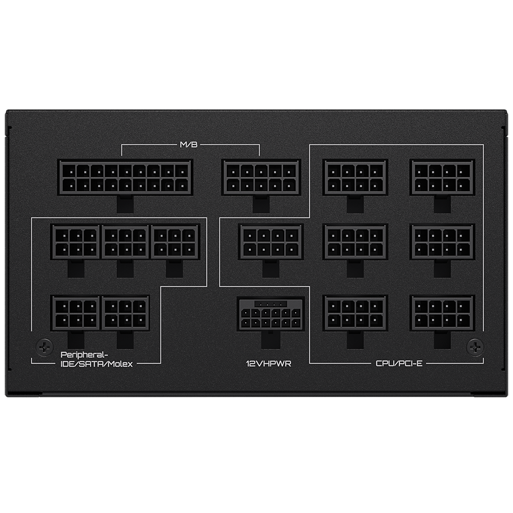 Захранващ блок Gigabyte UD1300GM PG5, 1300W, 80+ GOLD, Modular, PCIe 5.0 Ready - Image 5