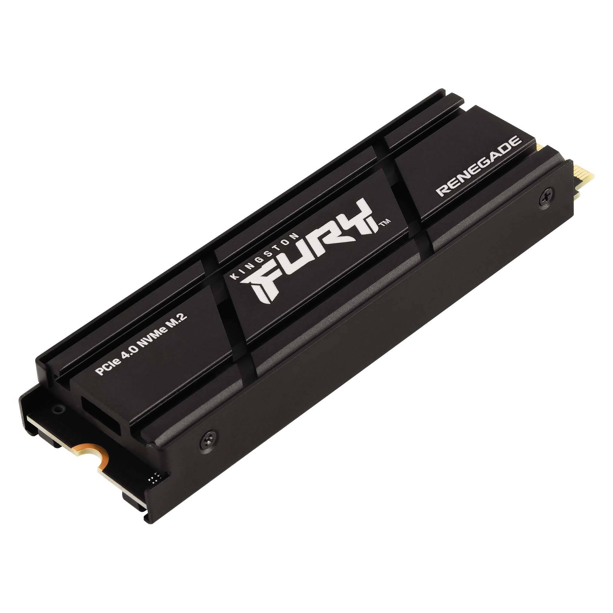 SSD Kingston Fury Renegade M.2-2280 PCIe 4.0 NVMe 1000GB, Heatsink - Image 2