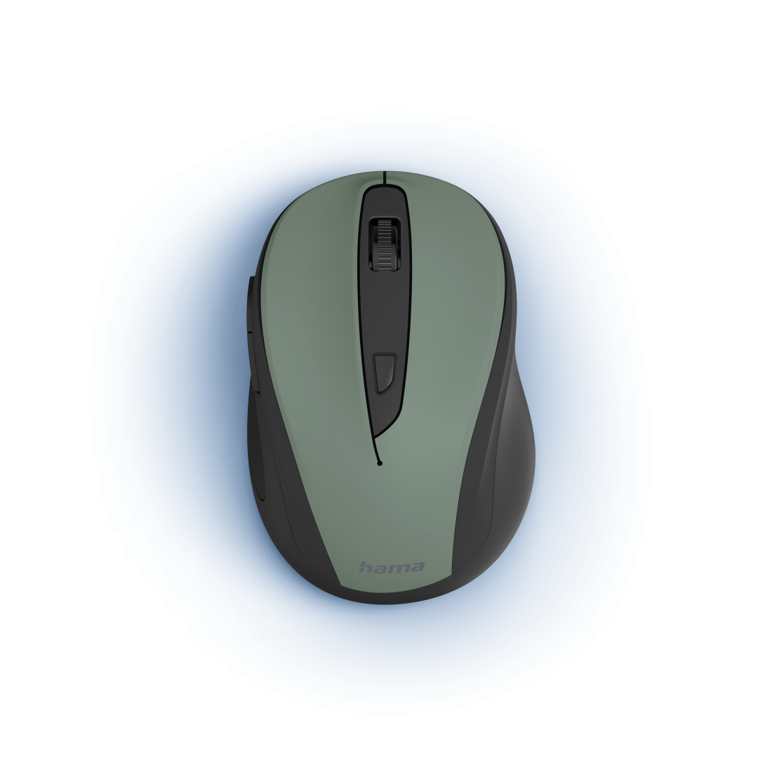 Безжична мишка Hama MW-400 V2, 6-бутонна, Ергономична, USB, Зелена - Image 2
