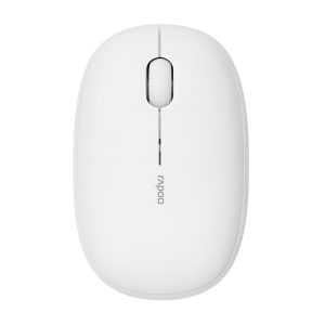 Безжична оптична мишка RAPOO M660, Multi-mode, Свързване с 3 у-ва, Тиха, Бяла