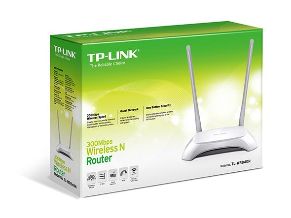 Безжичен рутер TP-LINK TL-WR840N, 2.4 GHz, 300Mbps, 10/100 - Image 4