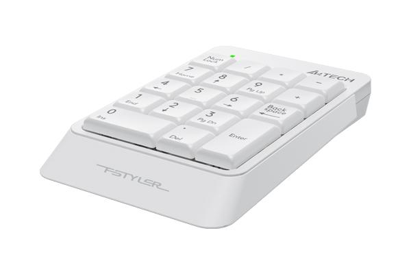 Цифрова клавиатура A4tech FK13P, Бял - Image 2