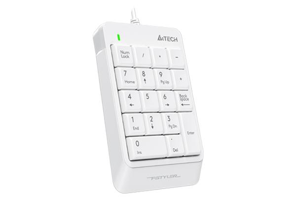 Цифрова клавиатура A4tech FK13P, Бял - Image 4