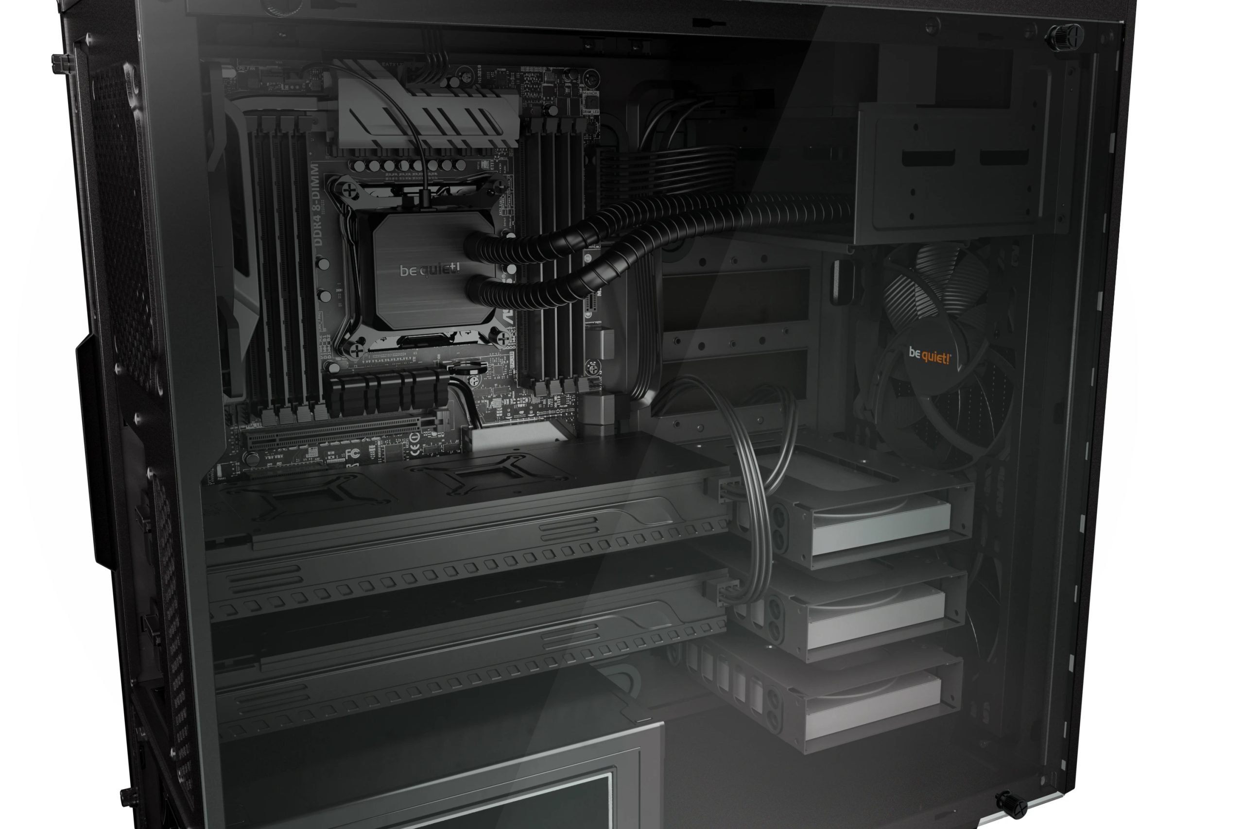 be quiet! кутия Case ATX - Pure Base 600 Window Black - Image 5