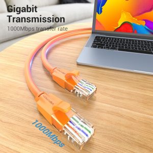 Vention Кабел LAN UTP Cat.6 Patch Cable - 2M Orange - IBEOH
