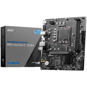 MSI PRO H610M-E DDR4 Micro-ATX Socket 1700