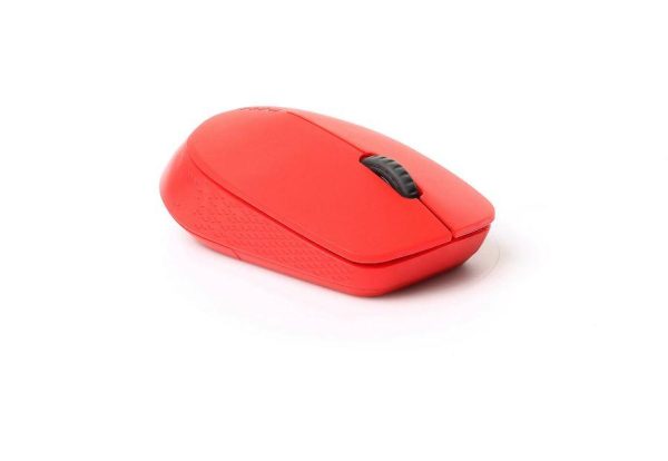 Безжична оптична мишка RAPOO M100 Silent, Multi-mode, безшумна, Червен - Image 2