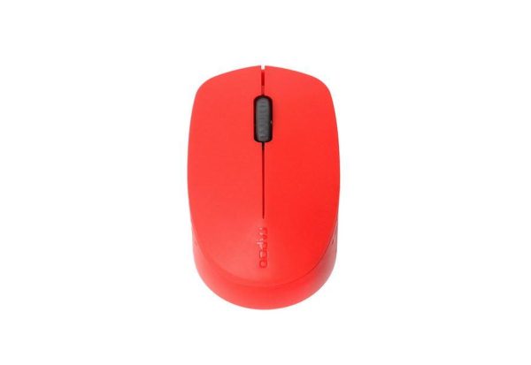 Безжична оптична мишка RAPOO M100 Silent, Multi-mode, безшумна, Червен - Image 6