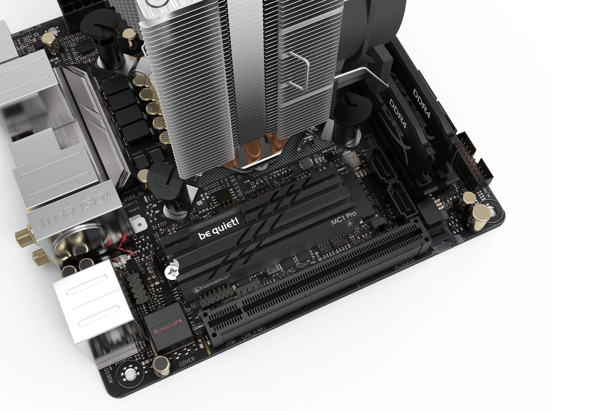 be quiet! охладител M.2 2280 SSD Cooler - MC1 PRO