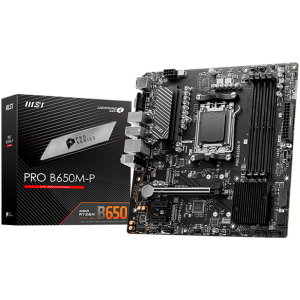 MSI PRO B650M-P,ATX Socket AM5,AMD B650 4xDDR5