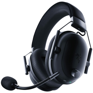 BlackShark V2 Pro (2023) - Black Wireless Gaming Headset Razer TriForce Titanium Driver 50 mm Oval Ear Cushions Detachable Super Wideband microphone THX Spatial Audio