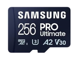 Памет Samsung 256GB micro SD Card PRO Ultimate with Adapter  UHS-I Read 200MB/s - Write 130MB/s U3 V30 A2