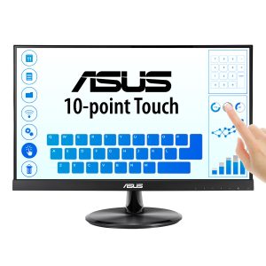 ASUS VT229H 21.5inch FHD 1920x1080 IPS 60Hz 16:9 Touch Monitor flicker free Blue light filter HDMI D-Sub Vesa 100x100