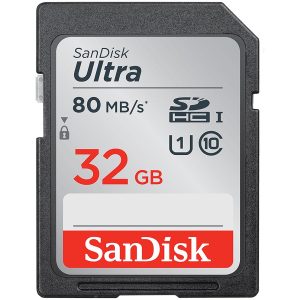 SanDisk Ultra 32GB SDHC Memory Card 120MB/s EAN: 619659183813