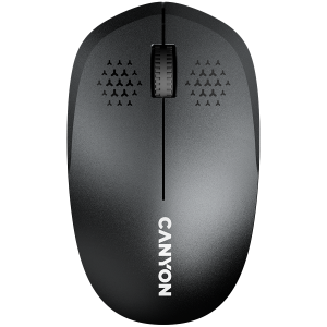 CANYON MW-04 Bluetooth Wireless optical mouse with 3 buttons DPI 1200  with1pc AA canyon turbo Alkaline battery,Black 103*61*38.5mm 0.047kg