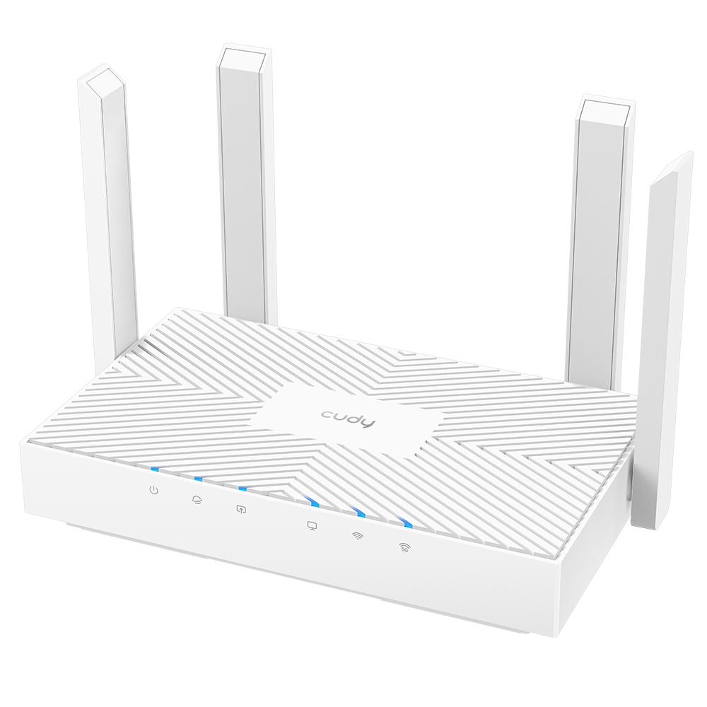 Безжичен рутер CUDY WR1300E, Двубандов AC1200, 300+867 Mbps, 3xGigabit, Бял - Image 2