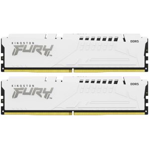 Kingston 64GB 6000MT/s DDR5 CL36 DIMM (Kit of 2) FURY Beast White RGB EXPO EAN: 740617333480