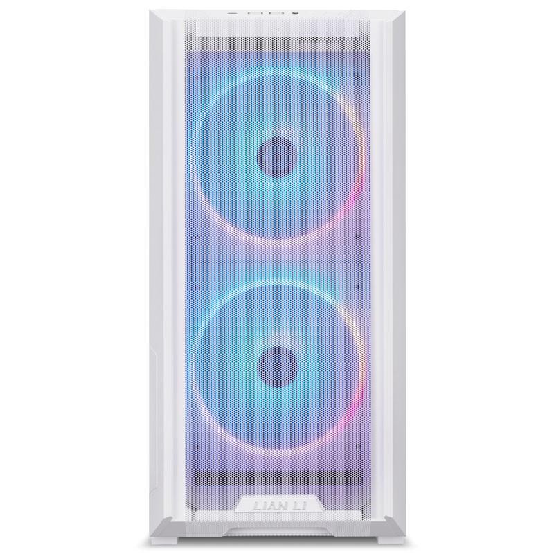 Кутия Lian-Li LANCOOL 216 RGB Mid-Tower, Tempered Glass, Бяла - Image 2