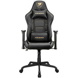 COUGAR Armor Elite Royal Gaming Chair Adjustable Design Breathable PVC Leather Class 4 Gas Lift Cylinder Full Steel Frame 2D Adjustable Arm Rest 160º Reclining Adjustable Tilting Resistance